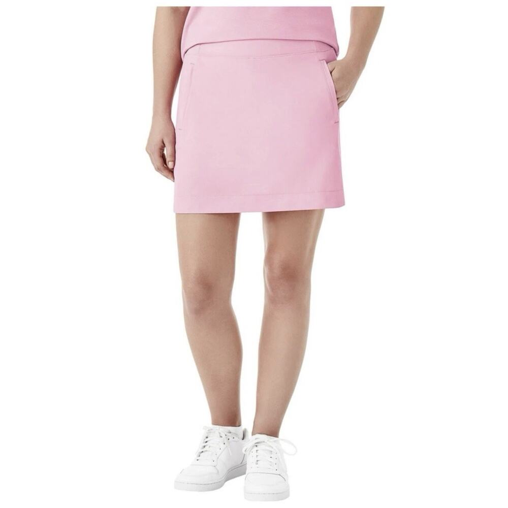 SIZE LARGE Member's Mark Women's 4 Way Stretch Mid Rise Pink Stretch Skort - Picture 2 of 9
